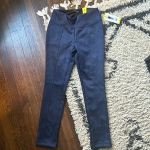 *4 for 24* Andrew Marc Blue Velvet Legging pants
